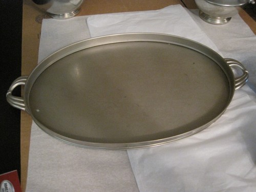 VINTAGE REINES ZINN EDELTIN 5-TEILIGES SERVIERTEE SET ECHTES ZINN CK HOLLAND - Bild 18 von 24