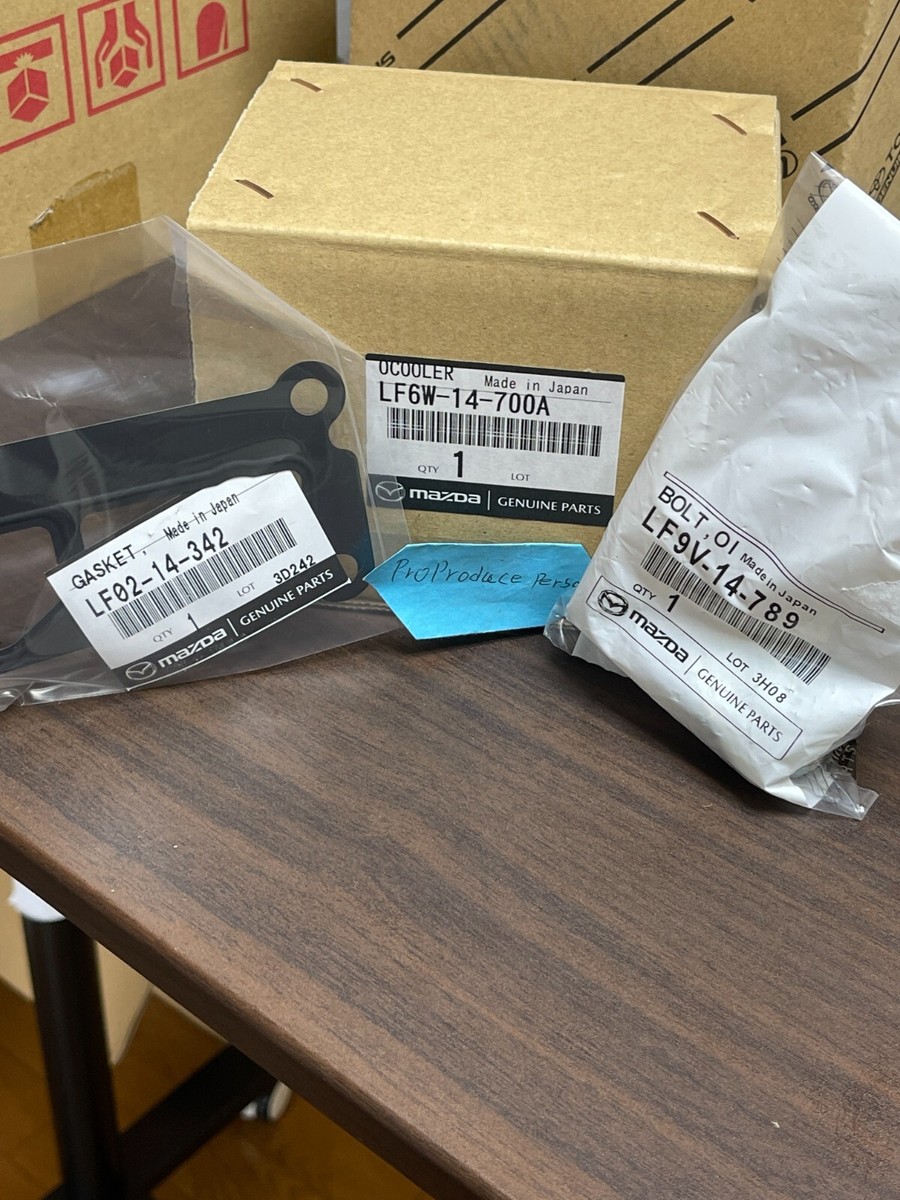 Genuine MAZDA 3 5 6 CX-7 Updated Engine Oil Cooler Kit LF6W-14 