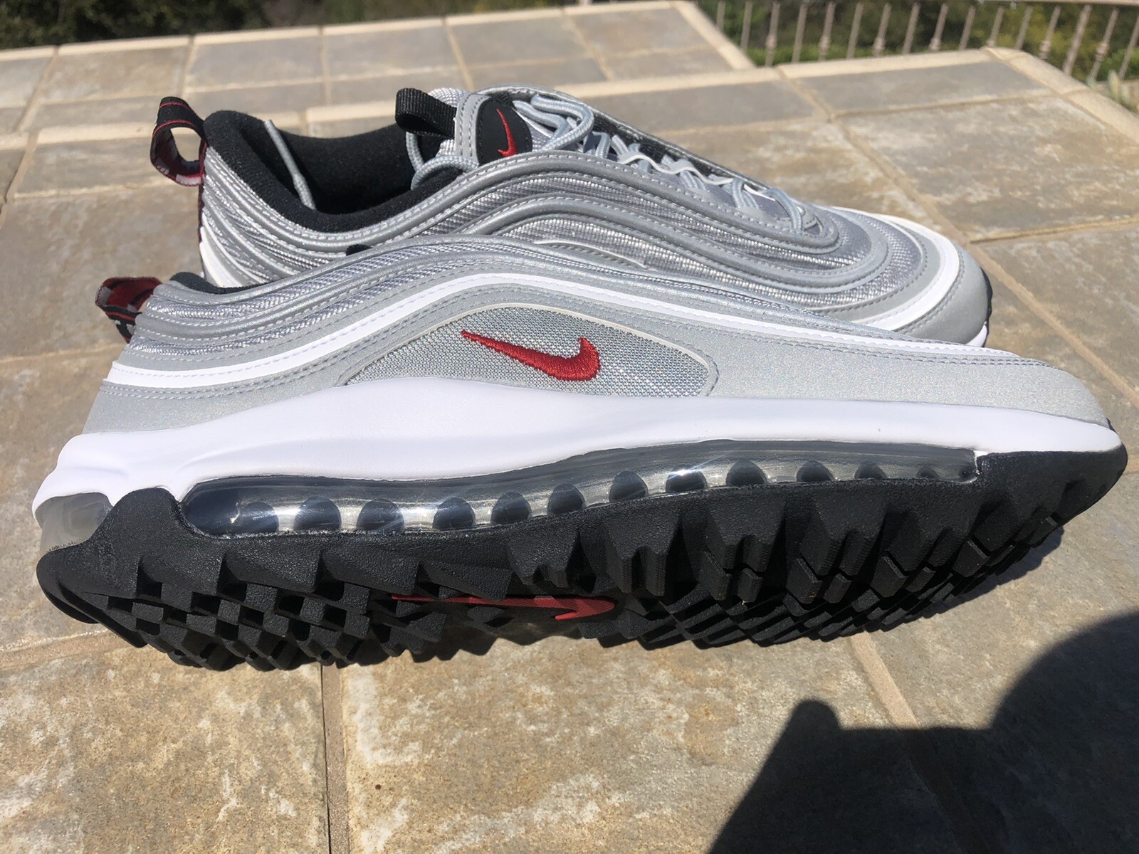 Size 8 Nike Air Max 97 Golf Silver Bullet For Sale Online Ebay