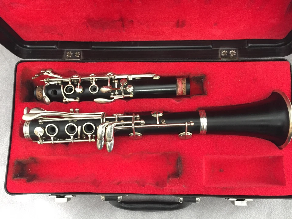 INSTRUMENT DE MUSIQUE VENT & BOIS CLARINETTE ANCIENNE GAILLARD & LOISELET PARIS - Photo 3/4