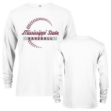 Mississippi State University Bulldogs Baseball Seams Long Sleeve T-Shirt