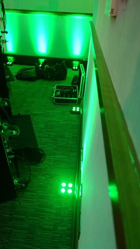 10Pcs+case Mini Uplight IR4 4X18W DMX LED Battery wireless Disco DJ Party light - Picture 10 of 11