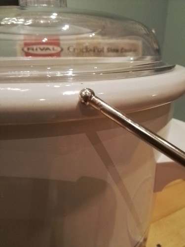 Vintage New Old Stock 70's  Rival Crock-Pot Slow Cooker 3.5 qt Botanical 3100 - Picture 13 of 17