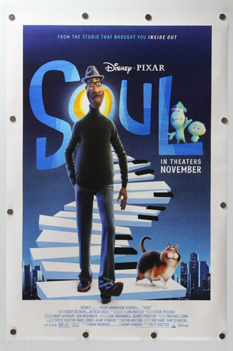 Soul 2020 Disney Double Sided Original Movie Poster 27" x 40"