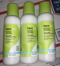 DevaCurl No-Poo Original Cleanser Conditioner 3 oz. Travel Size  3-Pack 