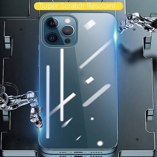 Rear Tempered Film Back Protective Glass Screen Protector For iPhone 14/13/12 - Picture 7 of 12