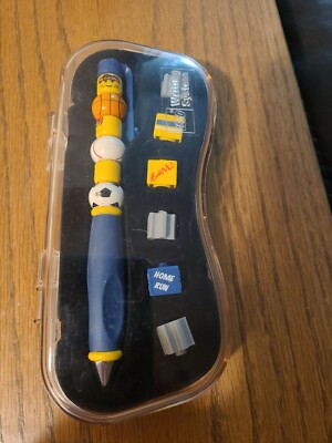 Lego Writing System Pen Vintage Set with Case Build Your Own DIY Kids 1999 