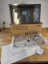 Hahn Chef Series ZR003 30in Stainless Steel Undermount Single Bowl Kitchen Sink
