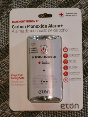 Eton Blackout Buddy Carbon Monoxide Alarm w/Nightlight & Flashlight