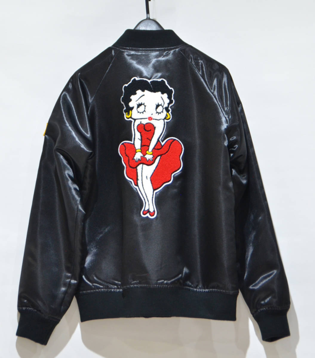 Supreme Supreme 16SS Betty Boop Satin Club Jacket with Betty Supreme Supreme 16SS Betty Boop Satin Club Jacket with Betty
