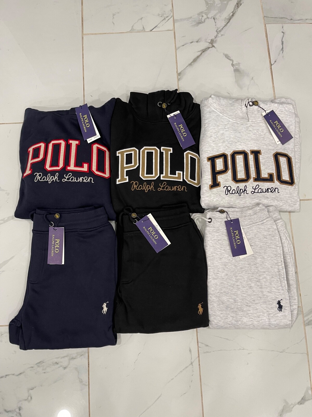 polo ralph lauren men’s fleece set hoodie M,L,XL,XXL