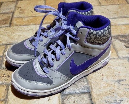 leopard high top nike
