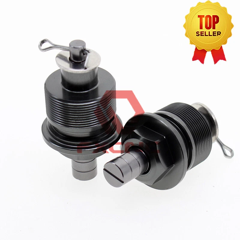 Ajustadores de precarga CNC motocicleta perno de horquilla para horquillas convencionales Showa 31 mm x2 Foto 2 de 4