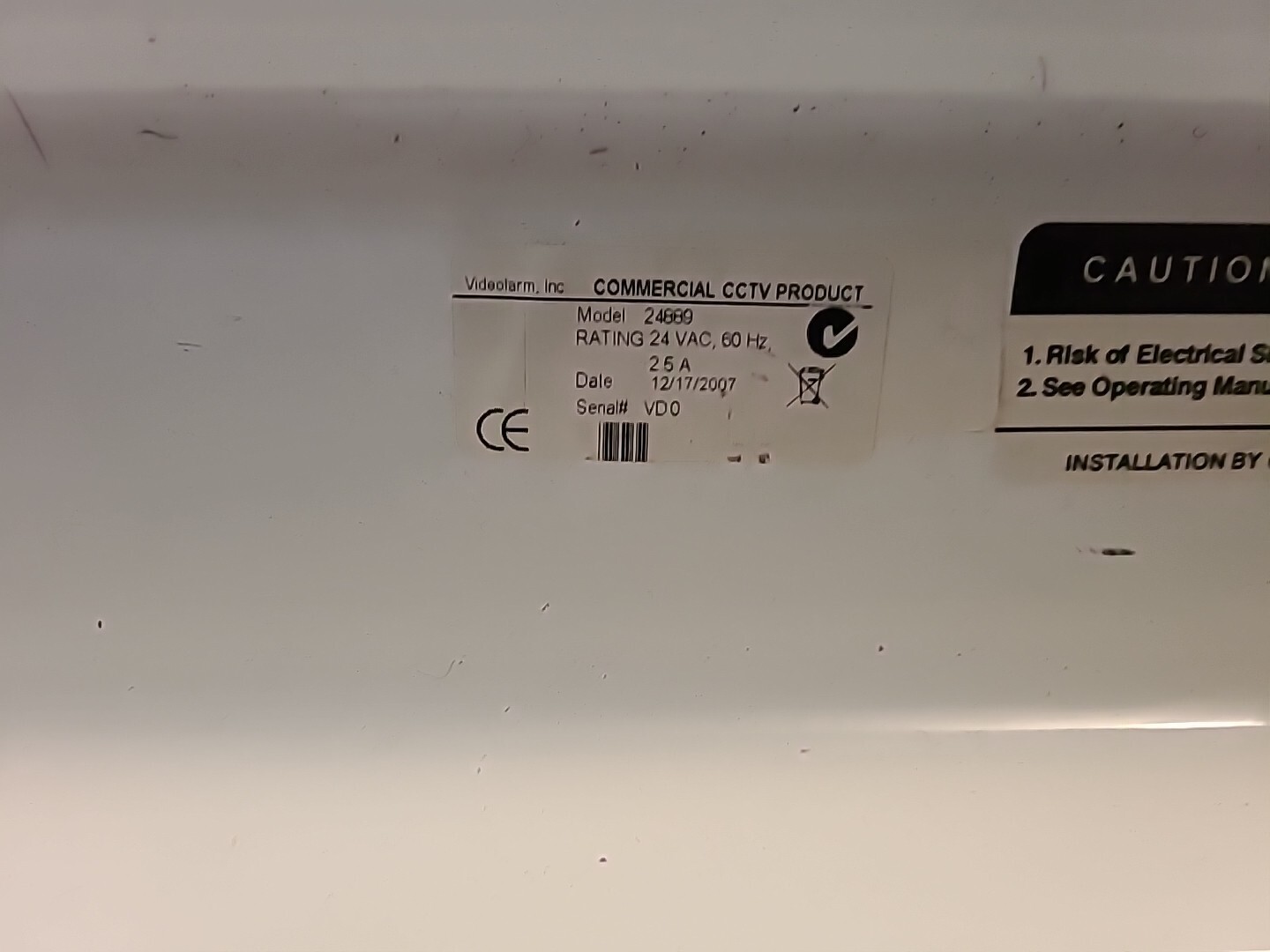 Videolarm ACH13HB Outdoor Security Camera Housing 