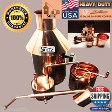 6 Gallon Copper Moonshine Still- We build The BEST Stills on Ebay! Guaranteed.