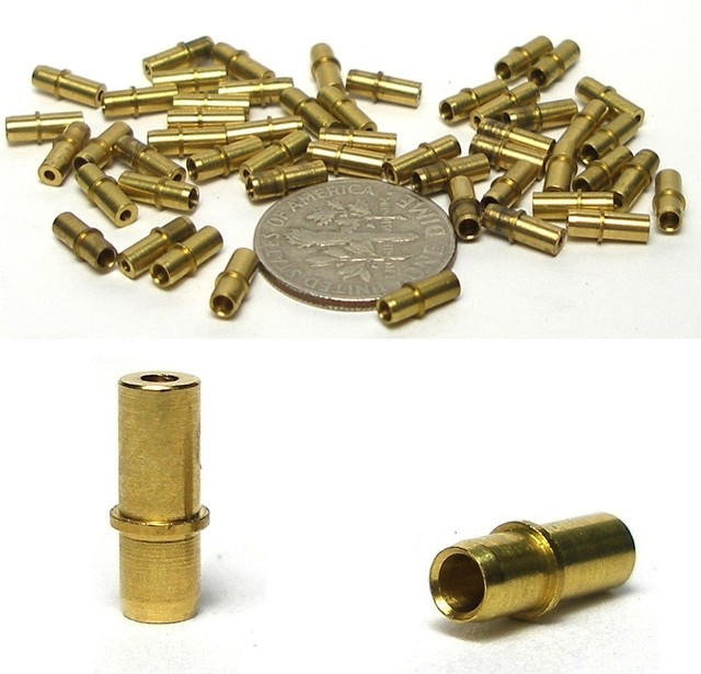 48 TYCO 440 Magnum 440X2 Slot Car Chassis Carbon Brush Brass BARRELS