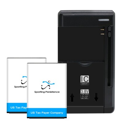 Long Life 2 x 1550mAh Battery Portable Charger for AT&T Cingular Flex EA211101