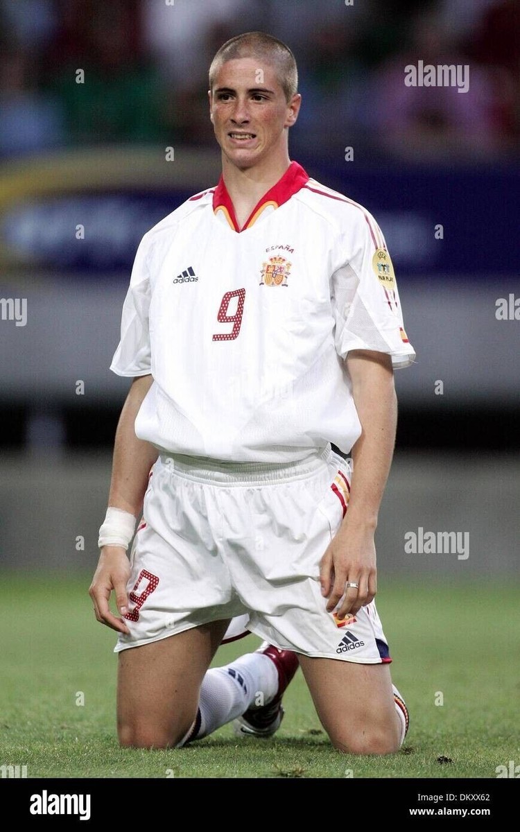 ウェア F. TORRES #9 Spain away 2004/05 2 layers ウェア F. TORRES