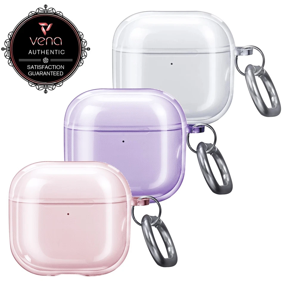 Funda con Llavero Vena Airpods 4, Apple Airpods 4ta Generación TPU