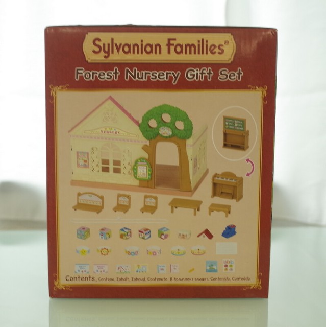 sylvanian families forest nursery gift set