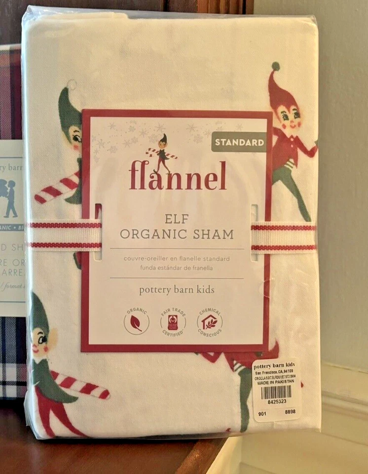 Granero de cerámica ALMOHADA SHAM ELF Disney vacaciones Navidad fiesta regalo escuela niño - Foto 2 de 4