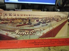 S1 Oversize Big Jumbo Size Postcard OHIO Cuyahoga Falls Akron Railways America