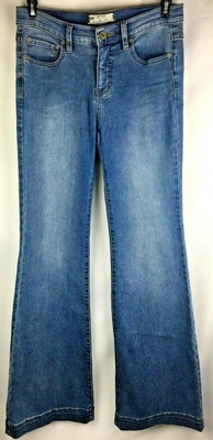 Free People Jeans Wide Leg Flare Bell Bottom Size 27 61855 16515125 Ebay