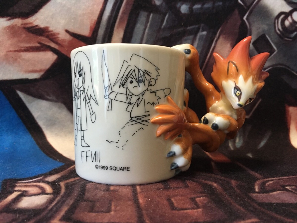 Final Fantasy VIII 8 Moomba Mug Cup Square 1999 Limited Edition