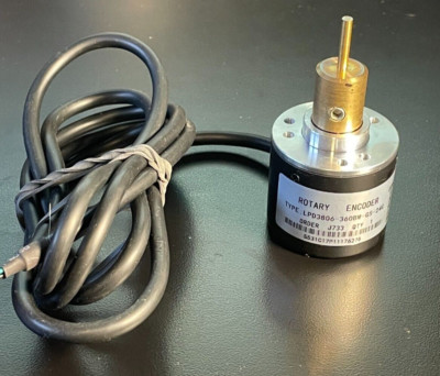 Rotary Encoder LPD3806-360BM-G5-24C, 40'' Cable, 3mm Shaft Adapter Removable