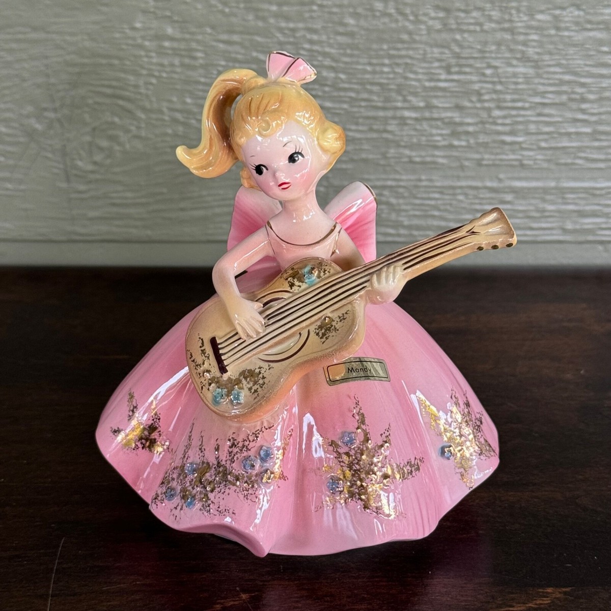 josef originals pink dress HTF Josef Originals Pink Dress & Lilacs Bouquet Flower Girl Series Figurine