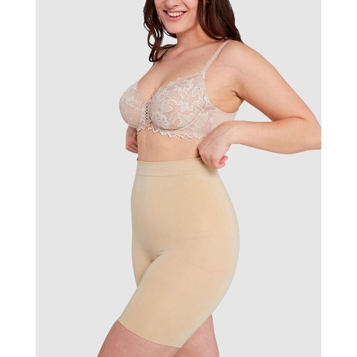 Sans Complexe Slimmers High Waist Tummy & Thigh Shaper Short-Skin - Picture 3 of 6