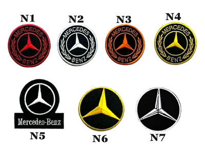 Mercedes Benz Sportwagen bestickt Bügelbild Aufnäher Patch Abzeichen Neu Sport T-Shirt