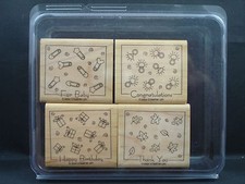 Stampin' Up rubber stamp set, FABULOUS FOUR 2004