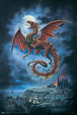 Alchemy England The Whitby Wyrm Poster - 24 x 36