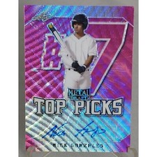 Nick Gonzales 2020 Leaf Metal Draft Top Picks Auto Pink Wave /10