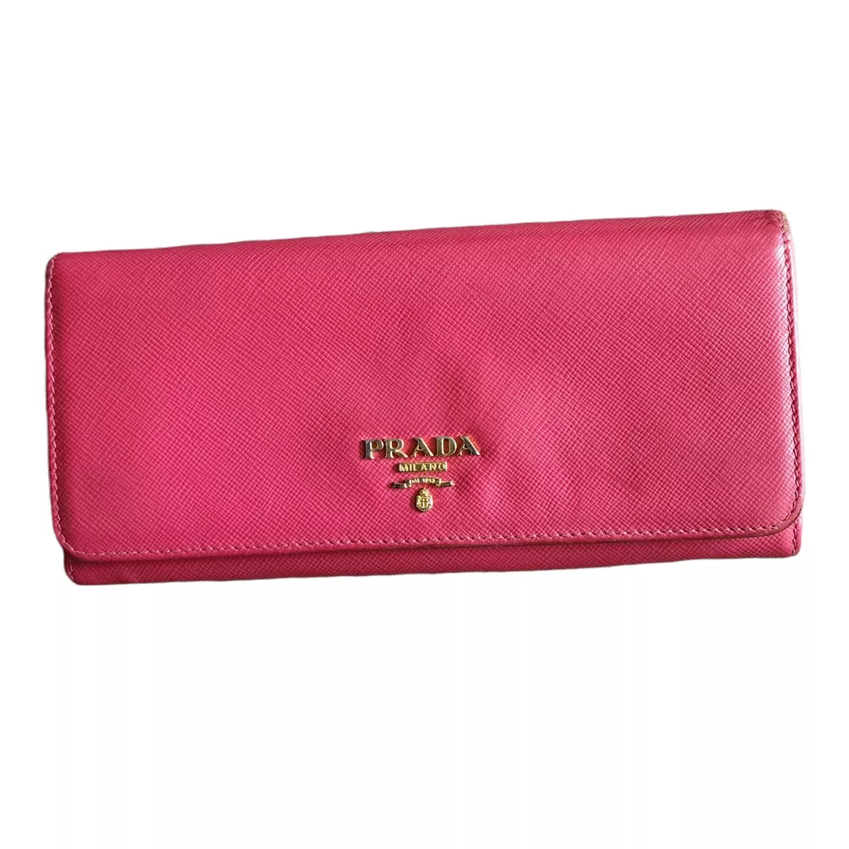 Prada top continental wallet