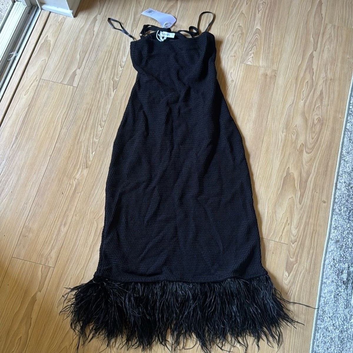 Frame Crochet Feather Dress | eBay
