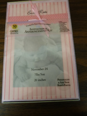 Gartner Invitation & Announcement Kit ~ 50 Printable Sheets Emma Rose 
