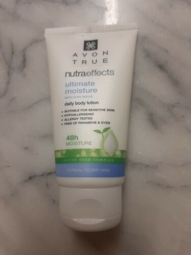 Avon NutraEffects Ultimate Moisture Body Lotion Sensitive Skin Paraben Dye Free