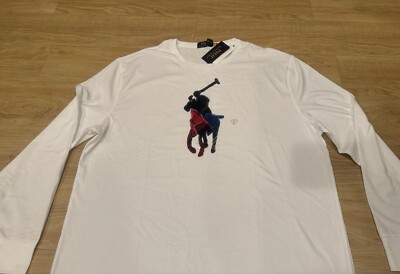 Polo Ralph Lauren Men's Classic Fit Plaid Patchwork Big Pony T