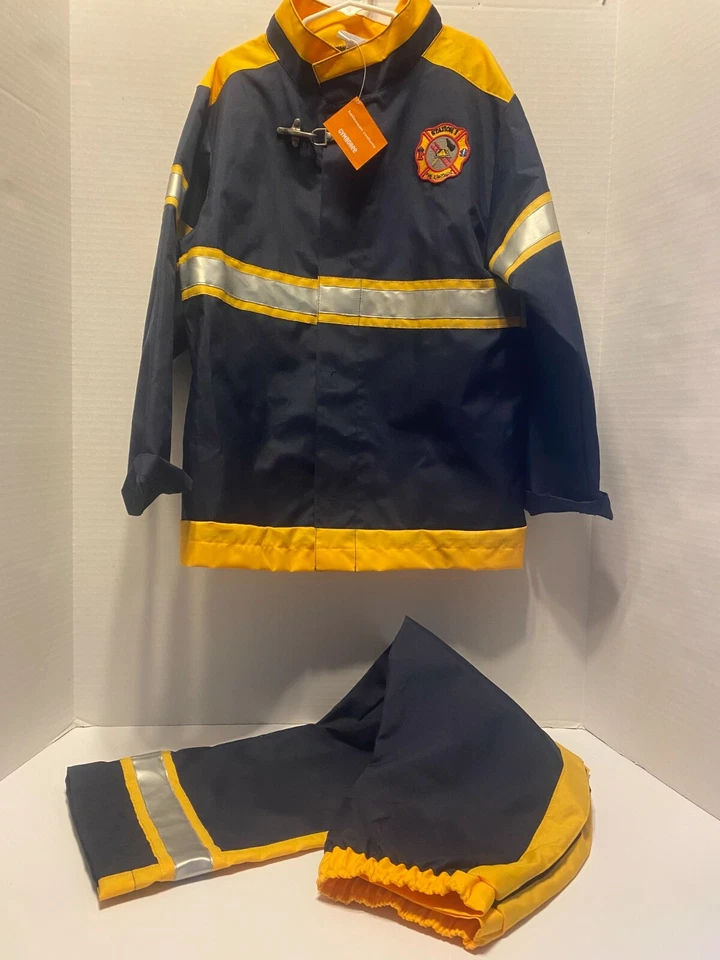 Disfraz de Bombero Gymboree Halloween - Chaqueta, Pantalones, Casco y Hacha Talla 7-8 Foto 2 de 4