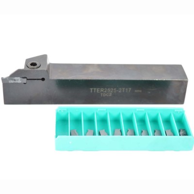 10pcs TDC4 TT9030 inserts CNC TTER2525-4T25 External grooving cuttting holder
