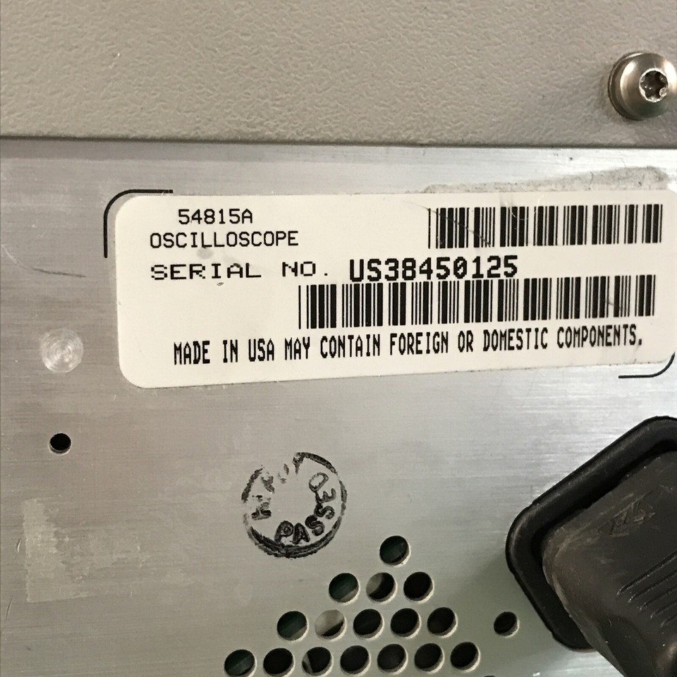 HP 54815A Infinium Oscilloscope - 500 MHz - 1 GSa/s | eBay