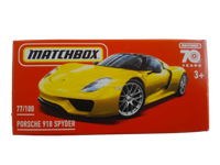 Matchbox Power Grabs Porsche 918 Spyder Mbx 1:64 Scale 3 Inch Toy Car