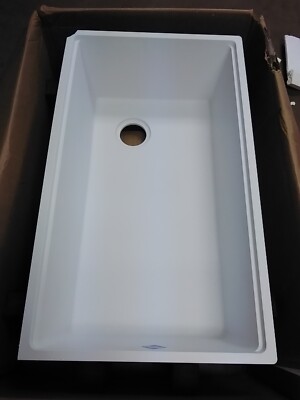 Franke MAG110310W-PWT Maris 33''  Polar White Granite Undermount Single Bowl...