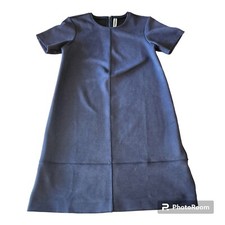 Anthropologie dress Blue Suede Small Size