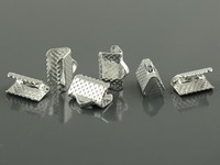 20 Bandklemmen In Silberfarben, 10 Mm