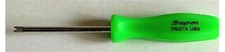 New Snap-on Tire Valve Core Removal Tool Green Hard Handle Tr107ag Brand New