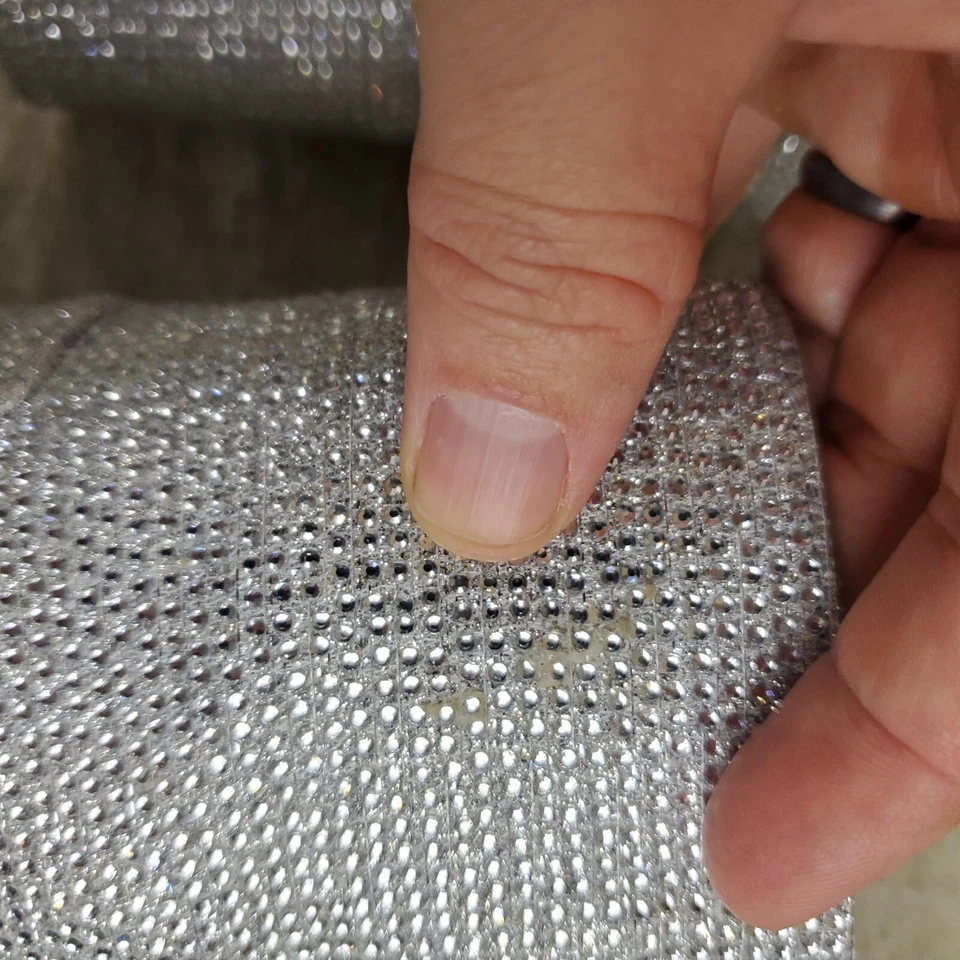 MICHAEL Michael Kors 水钻 Rue 细高跟靴 8 码银色短靴 — 第 4/4 张图片