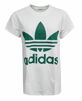 ladies white adidas t shirt